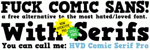HVD Comic Serif by Hannes von Döhren