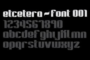 Etcetera - darmowa czcionka Etcetera - darmowa czcionka