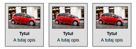 Lista definicji jako galeria obrazków