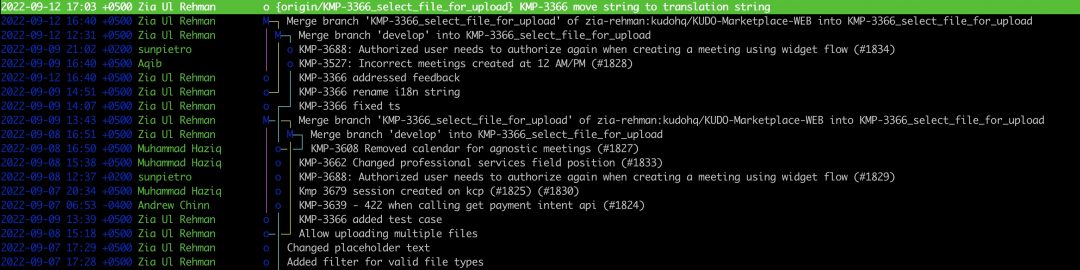messed up git history 2